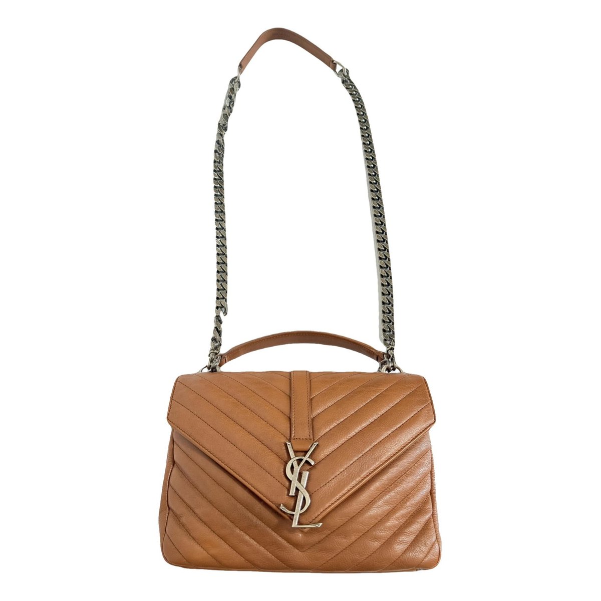 Collége monogramme leather handbag