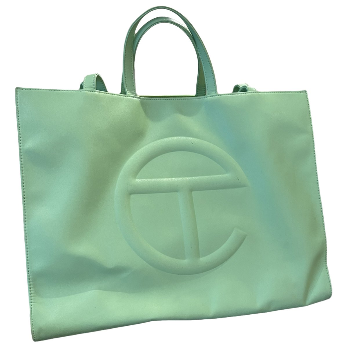 Large Shopping Bag vegan leather tote