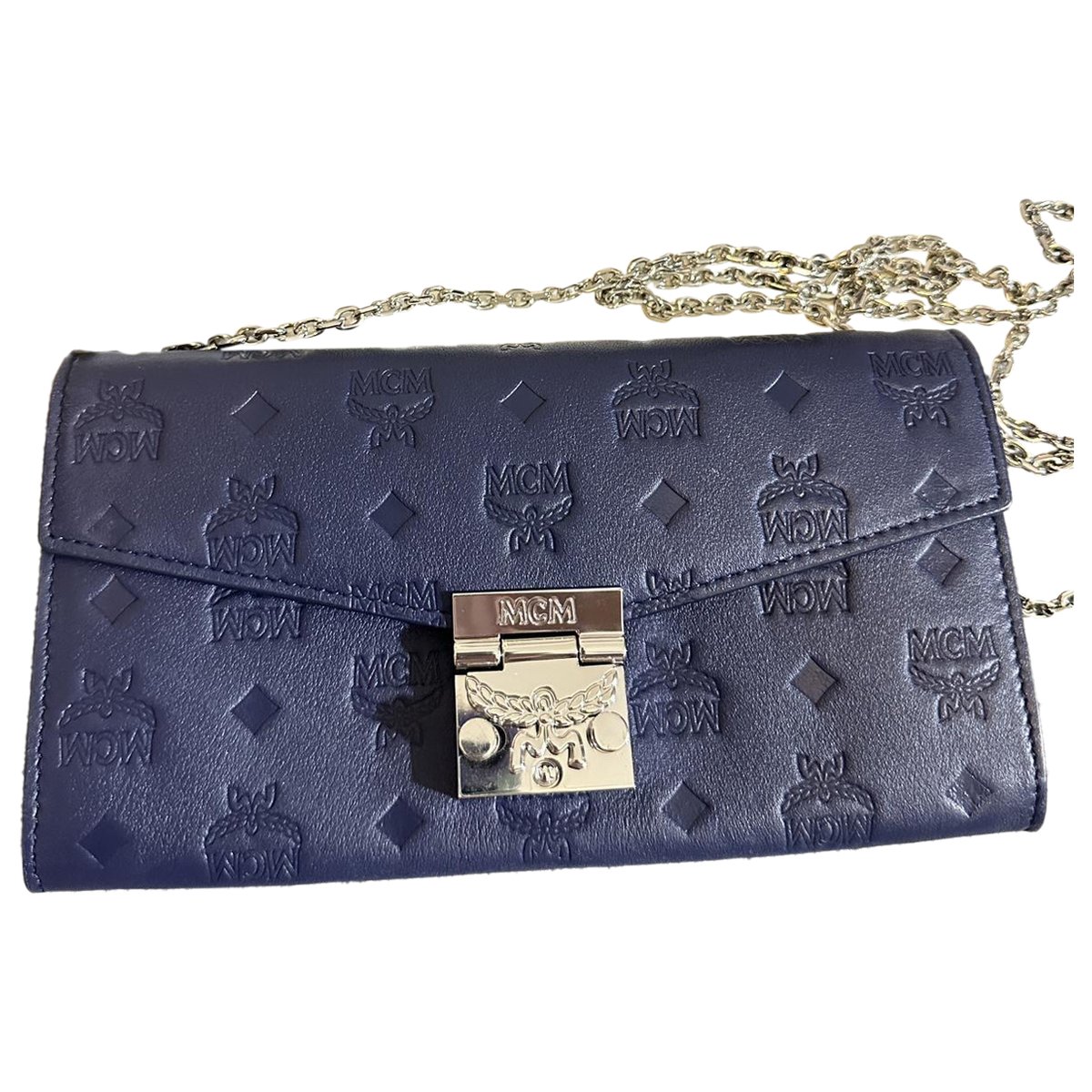 Millie leather clutch bag