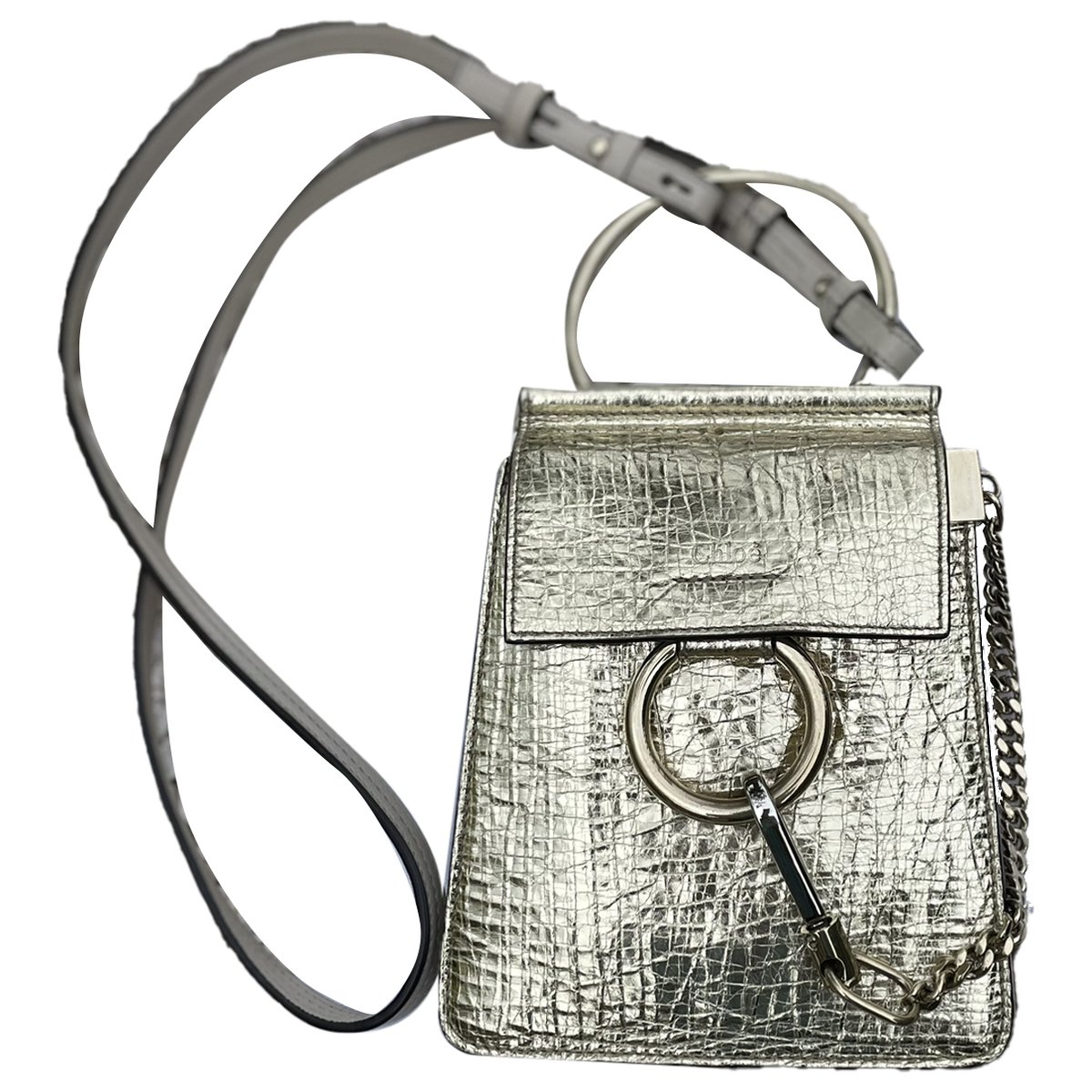 Faye leather crossbody bag
