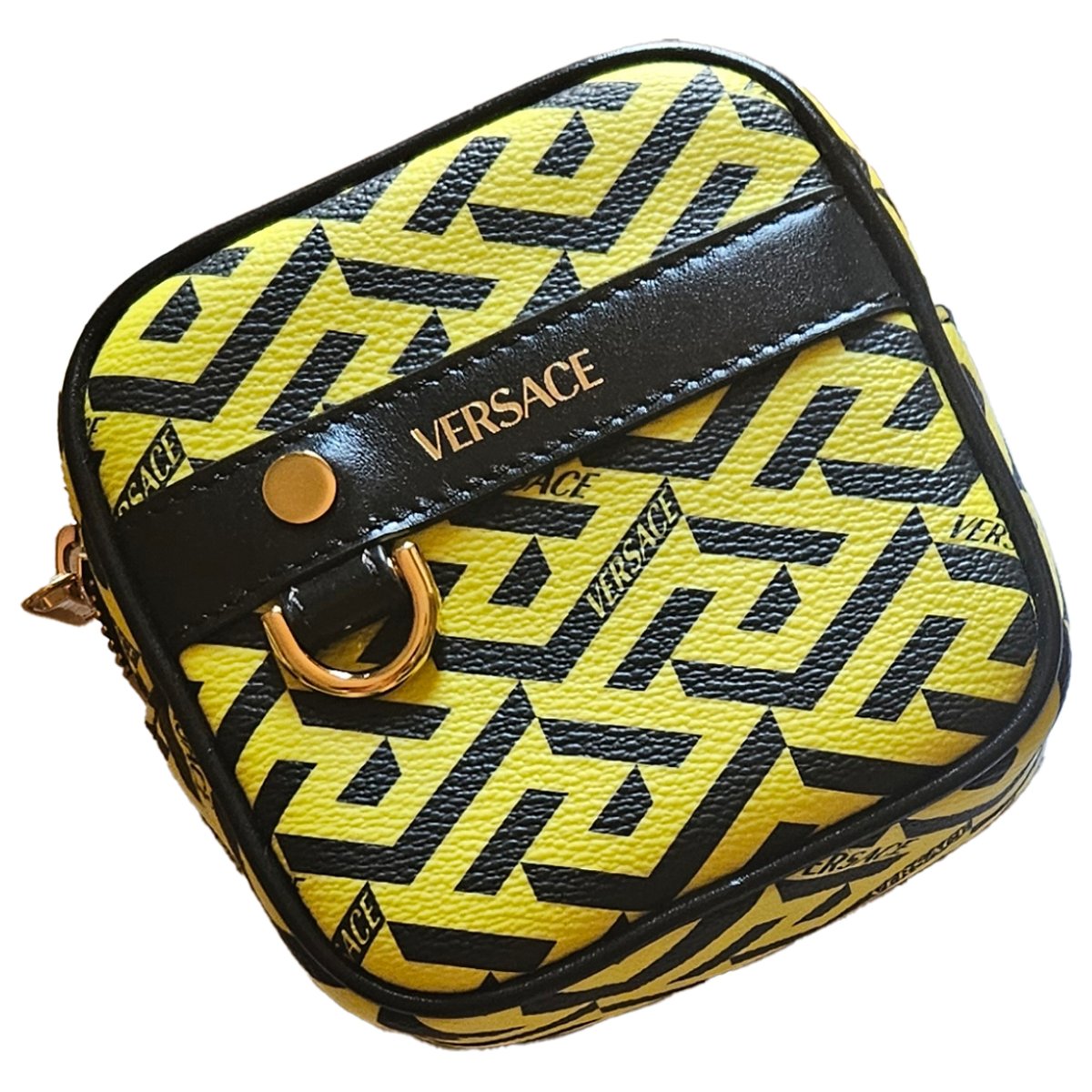 Leather clutch bag