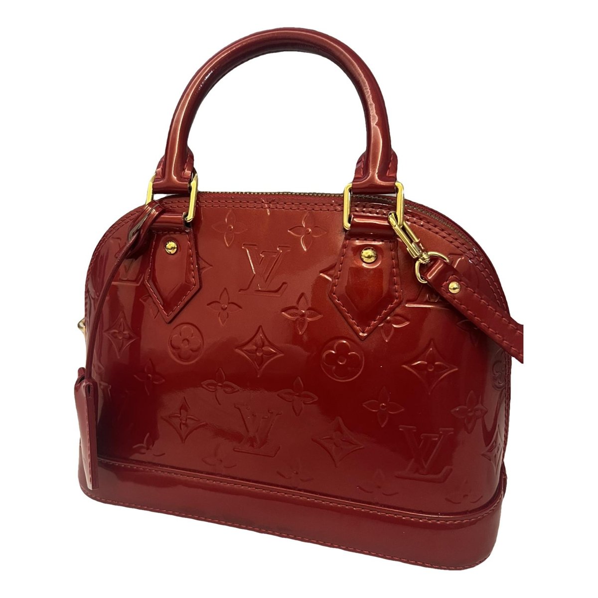 Alma BB patent leather handbag
