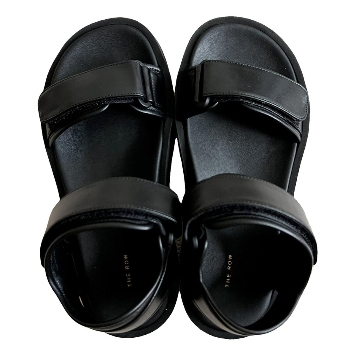 Hook And Loop leather sandal