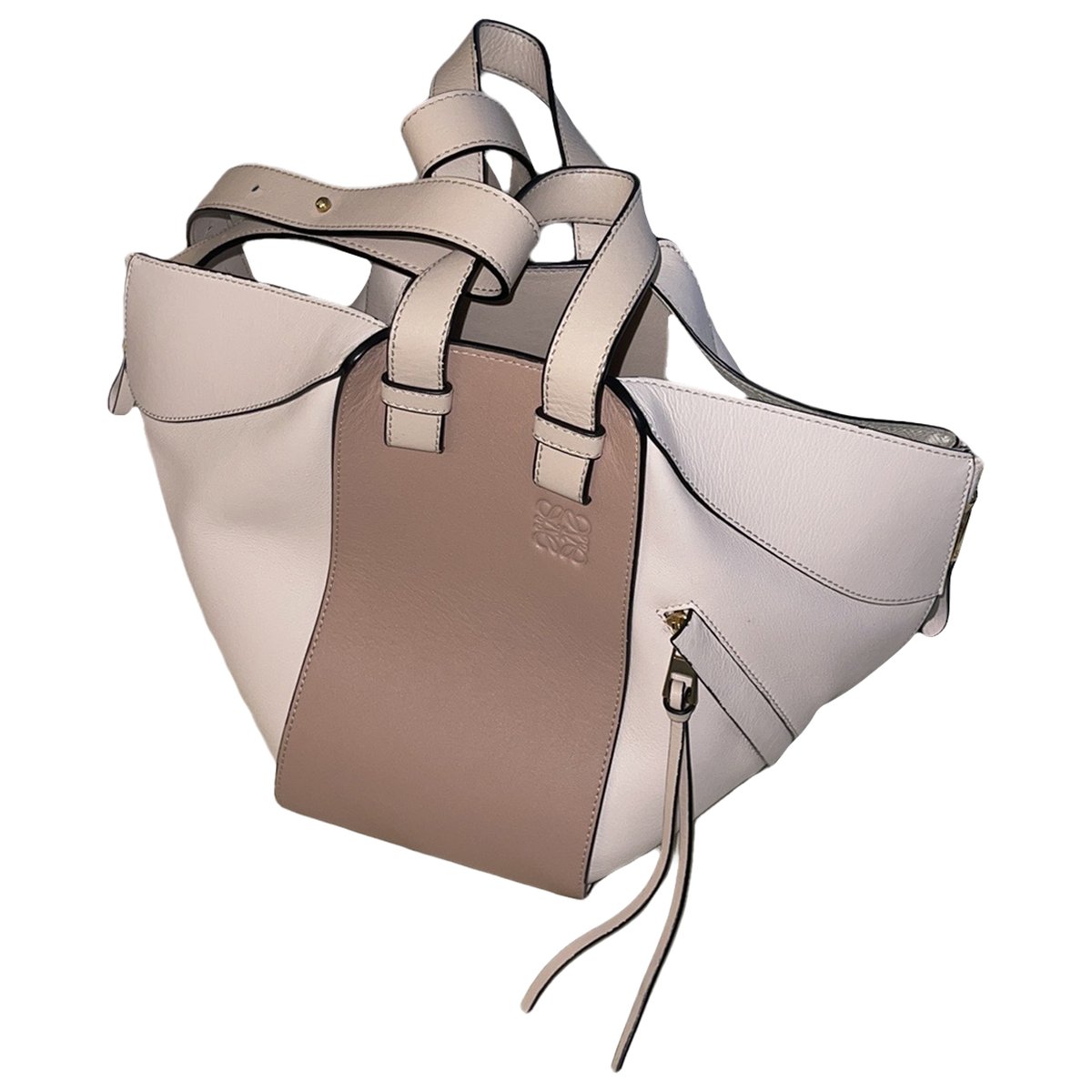 Hammock leather handbag