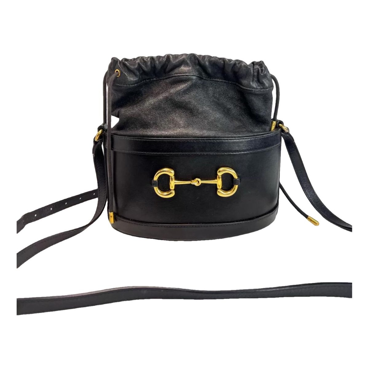 Horsebit 1955 Bucket leather crossbody bag