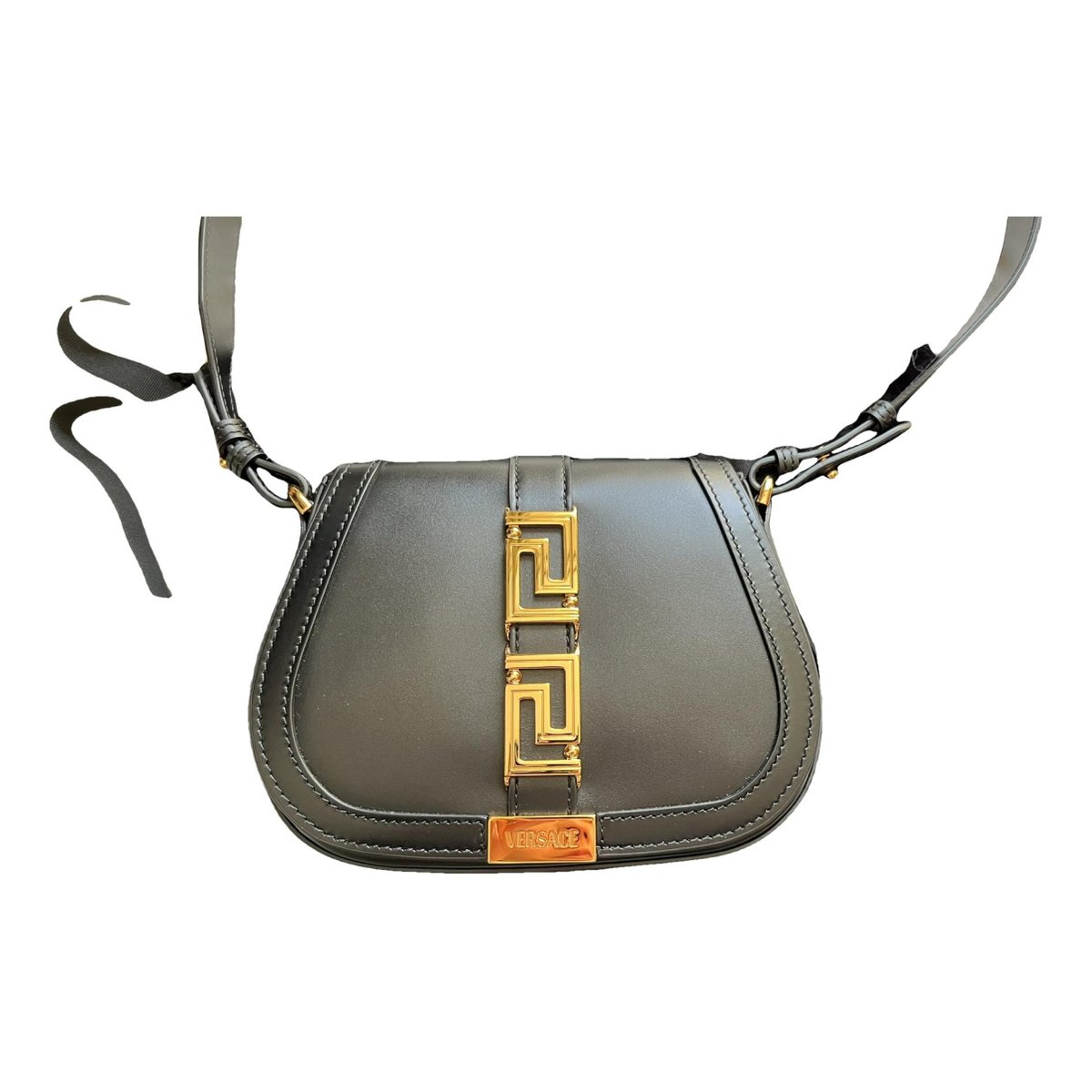 Greca Goddess leather handbag