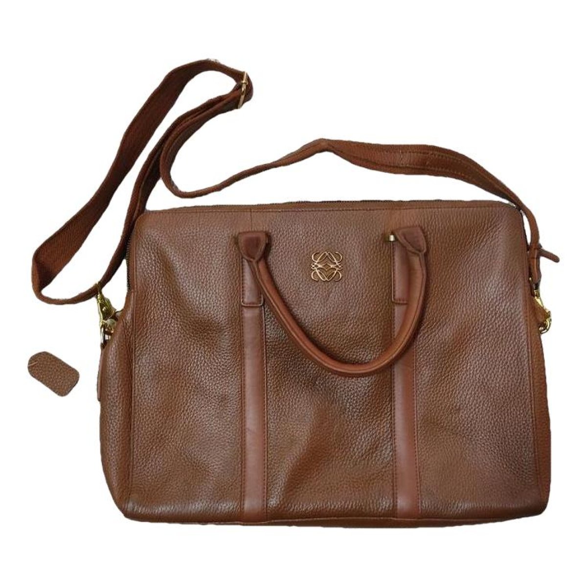 Postal leather handbag