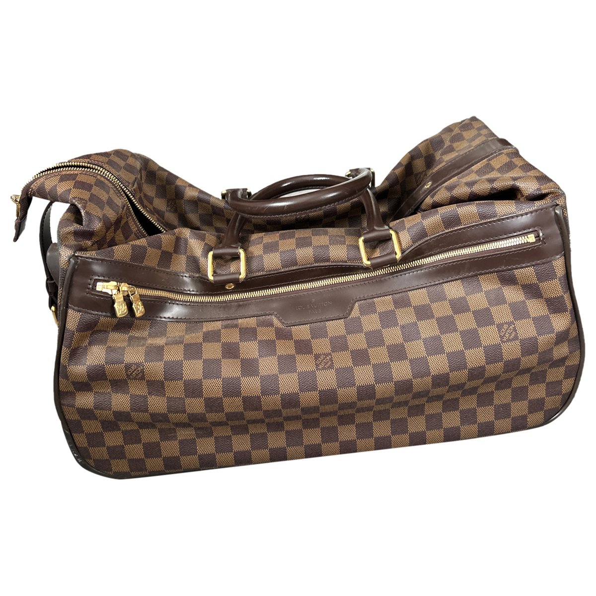 Eole leather travel bag