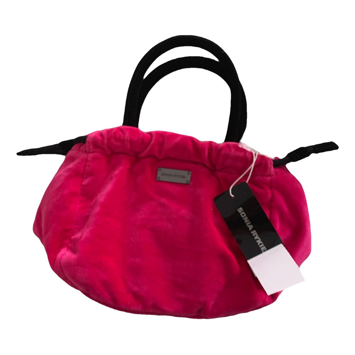 Domino velvet handbag