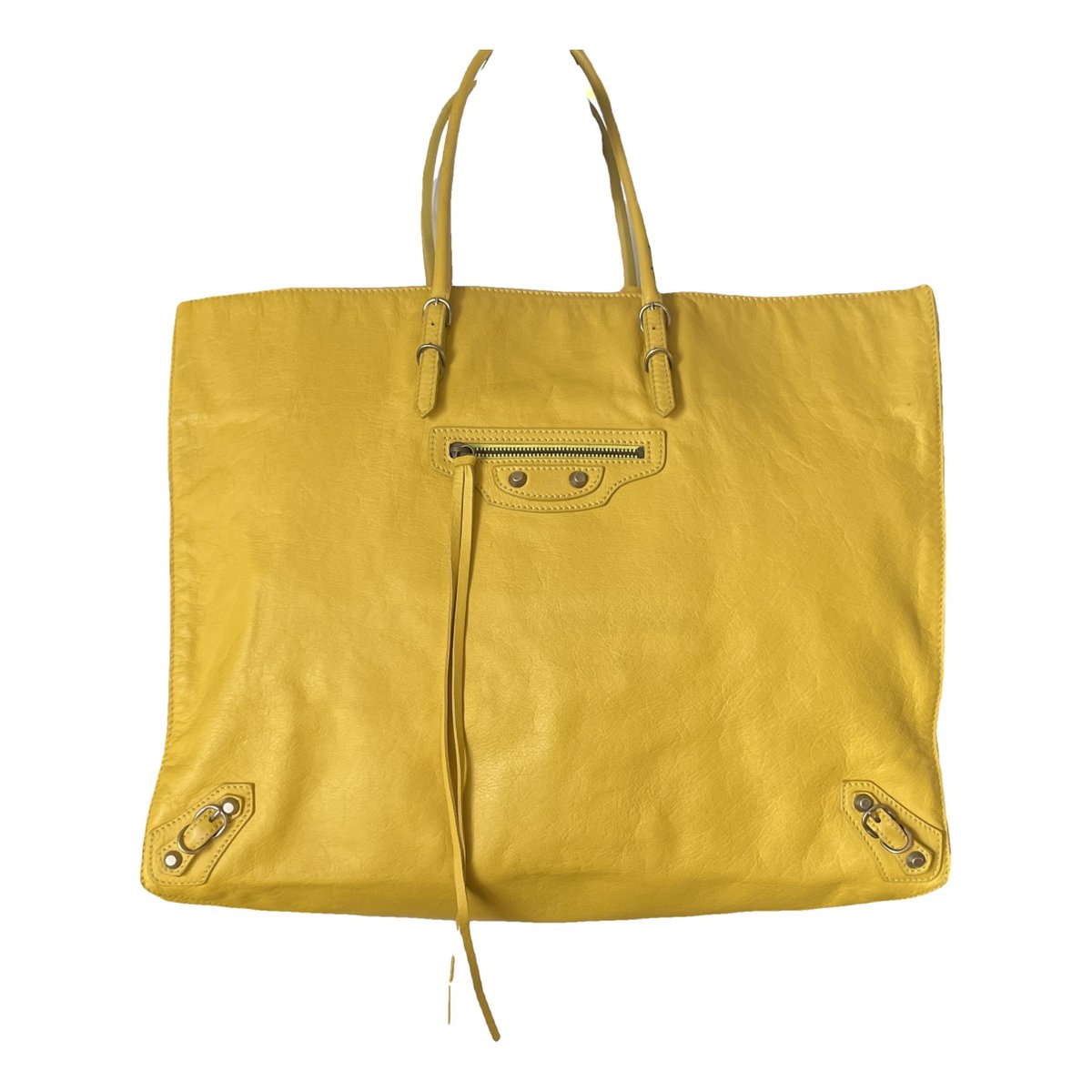 Papier leather tote