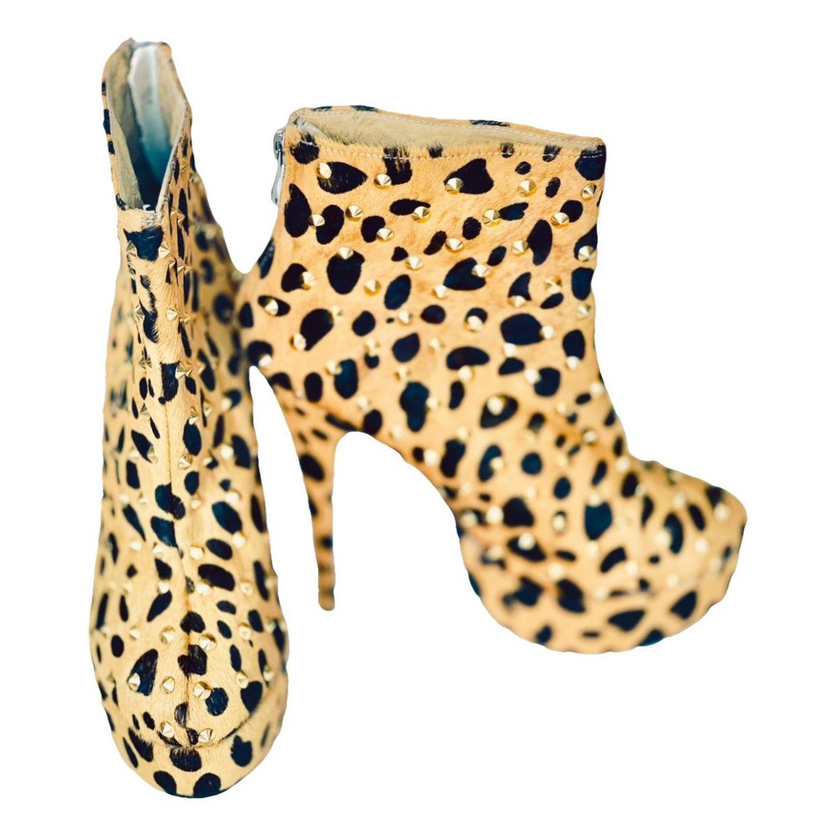 So Kate Booty pony-style calfskin ankle boots