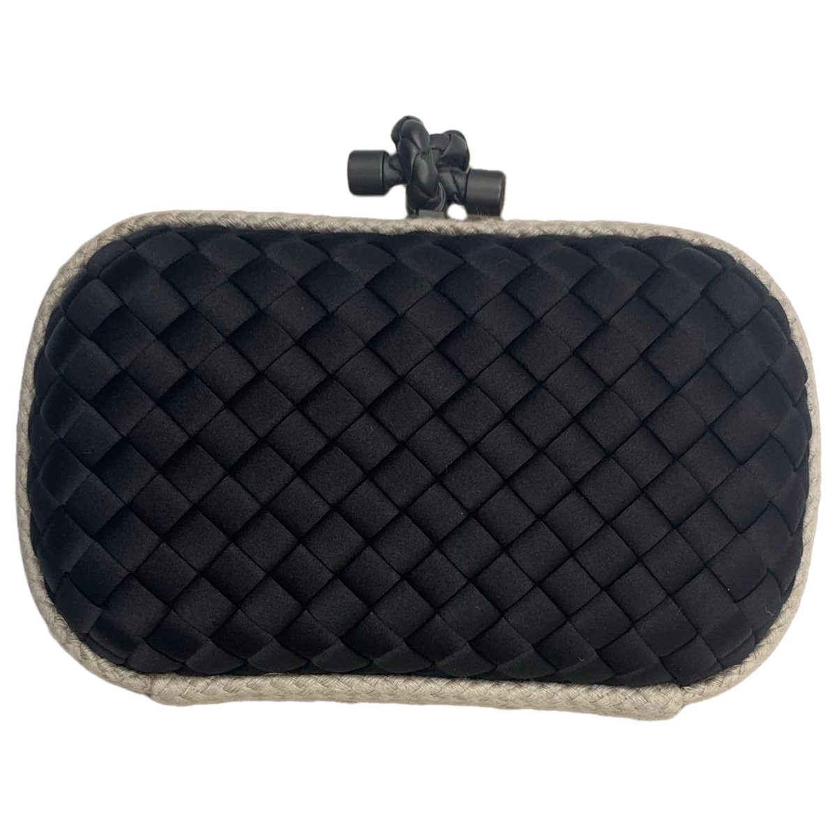 Knot silk handbag