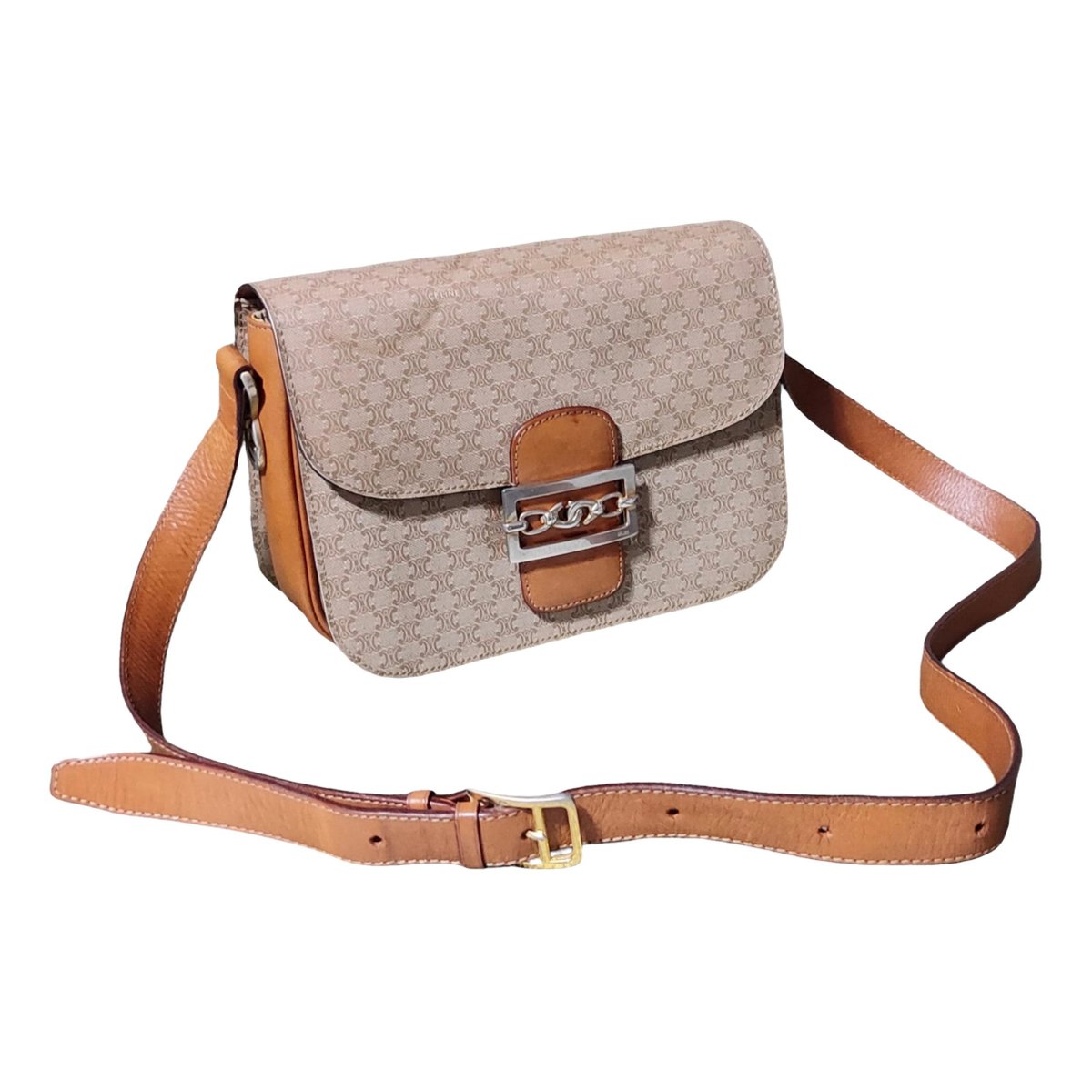 Trotteur leather clutch bag