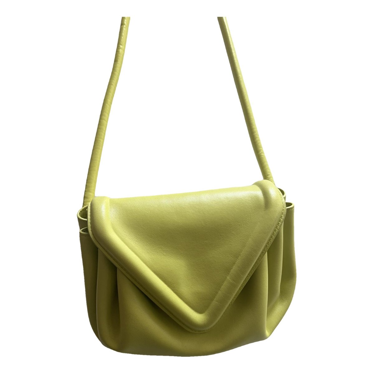 Beak leather crossbody bag