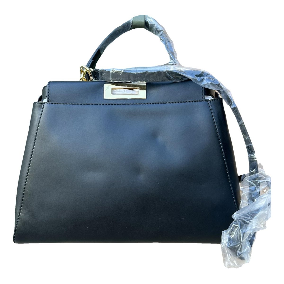 Peekaboo leather handbag