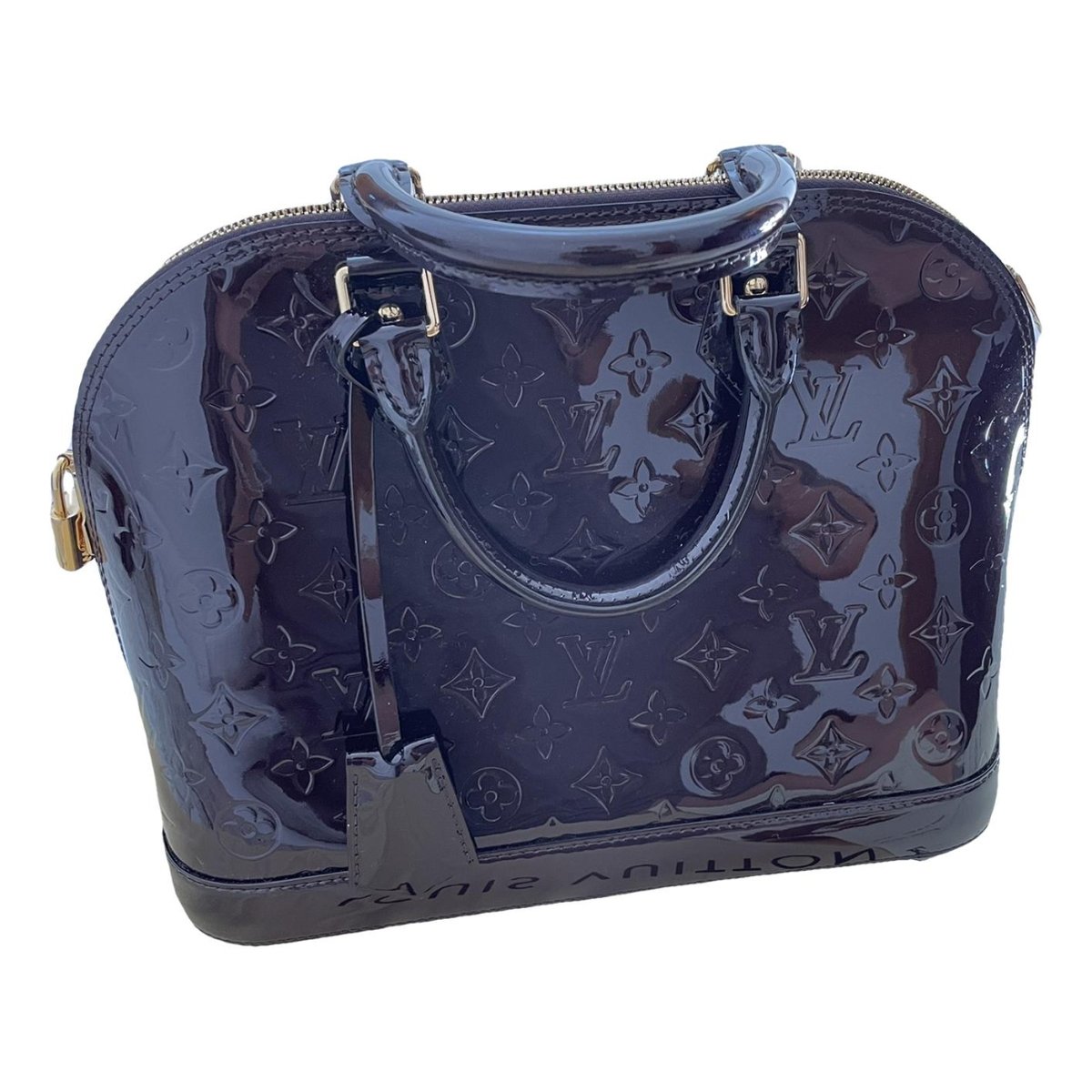 Alma patent leather handbag