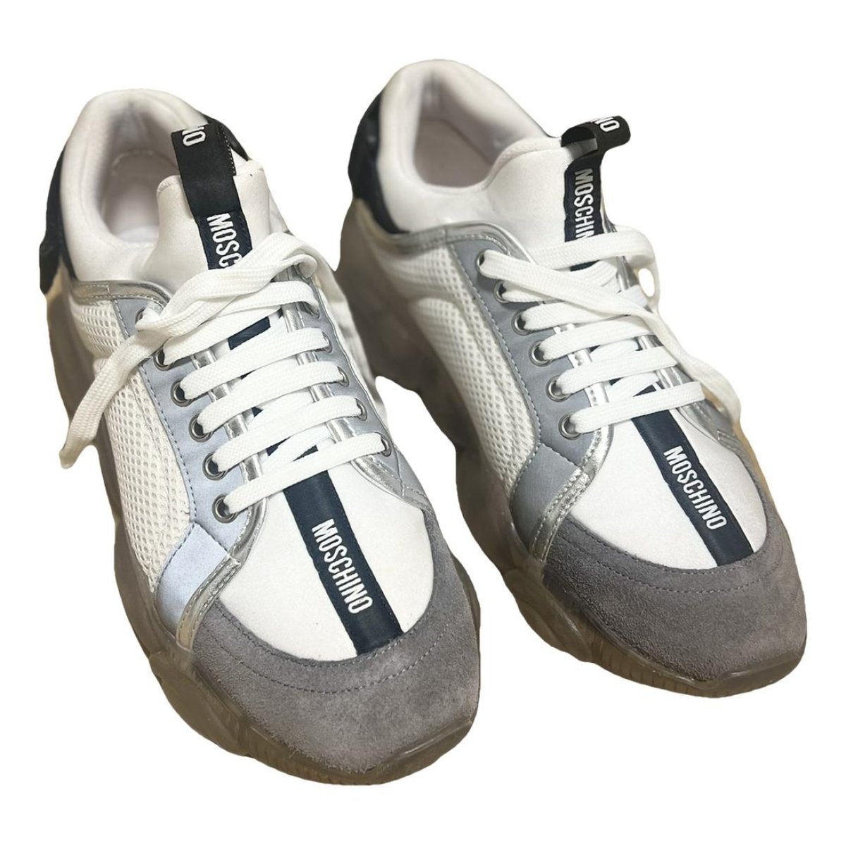 Teddy Pop leather trainers