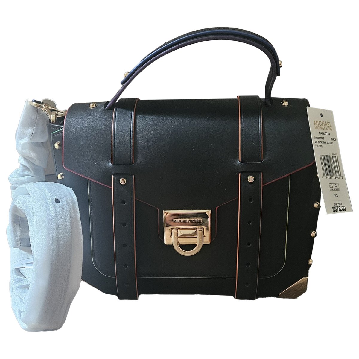 Manhattan leather satchel
