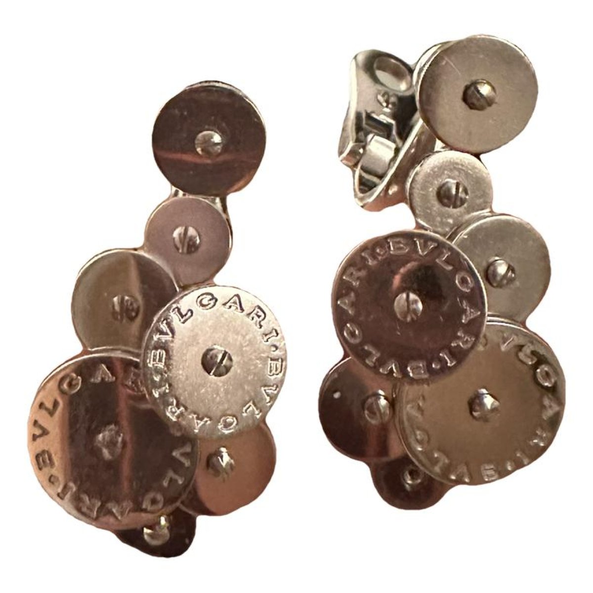 Cicladi white gold earrings