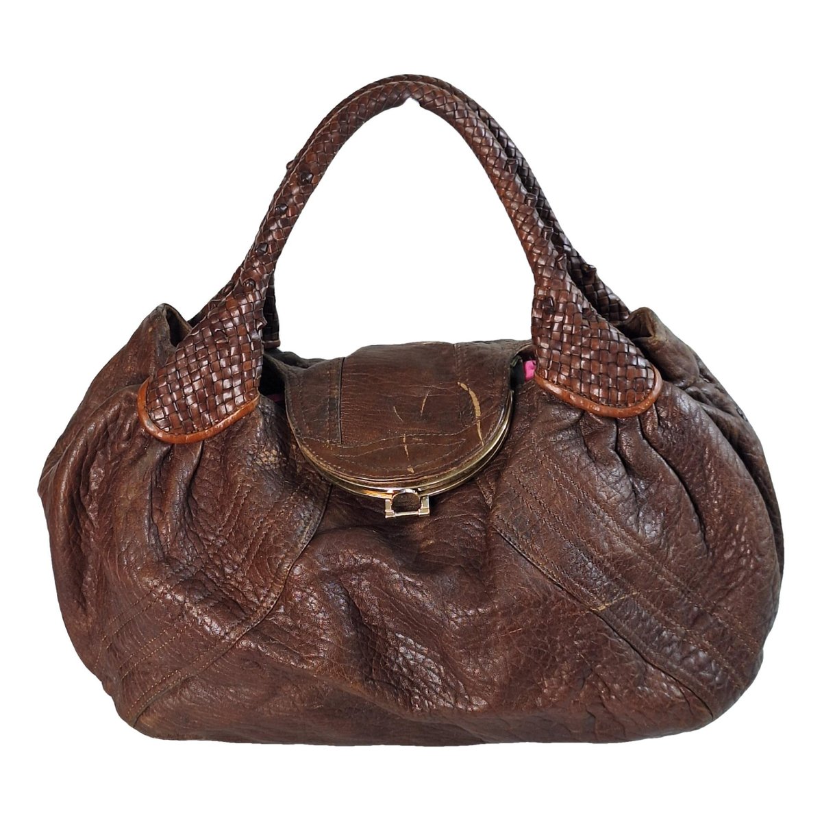 Spy leather handbag