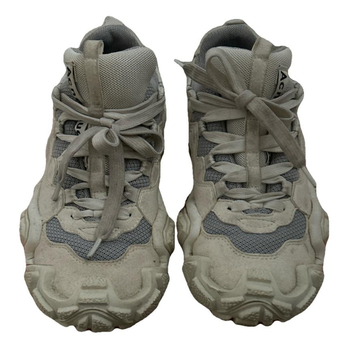 Bolzter leather trainers