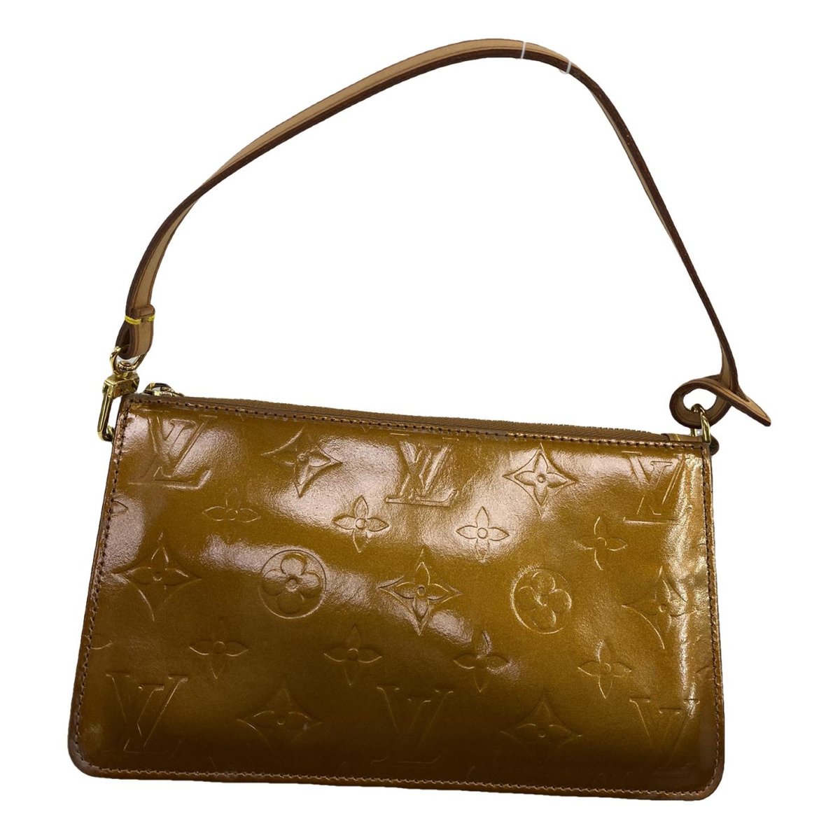 Pochette Accessoire patent leather handbag