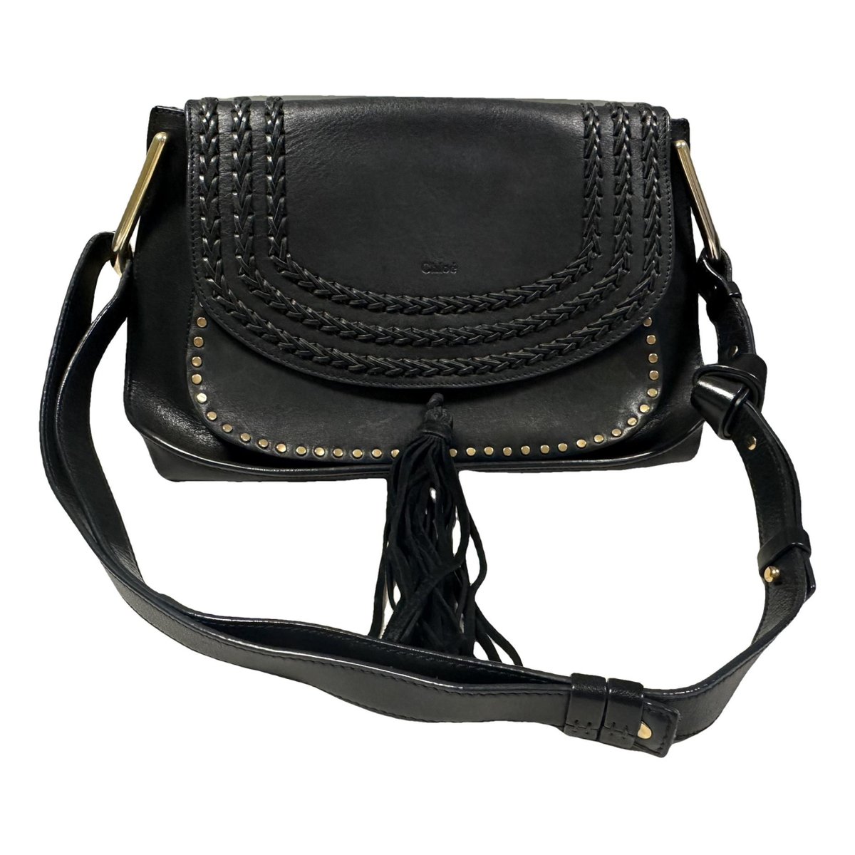 Hudson leather crossbody bag