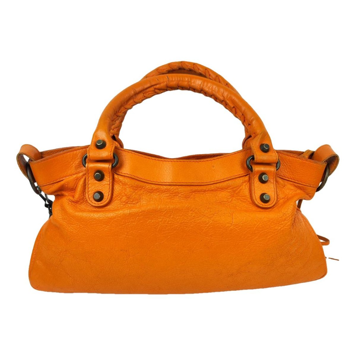 Classic Metalic leather handbag