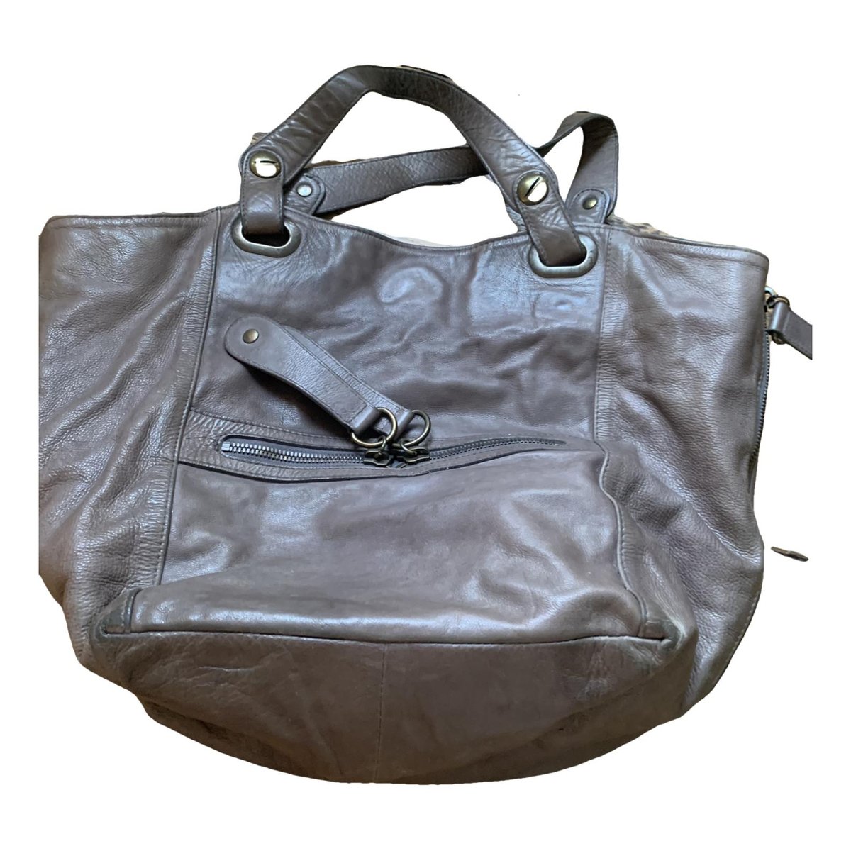 24h leather handbag