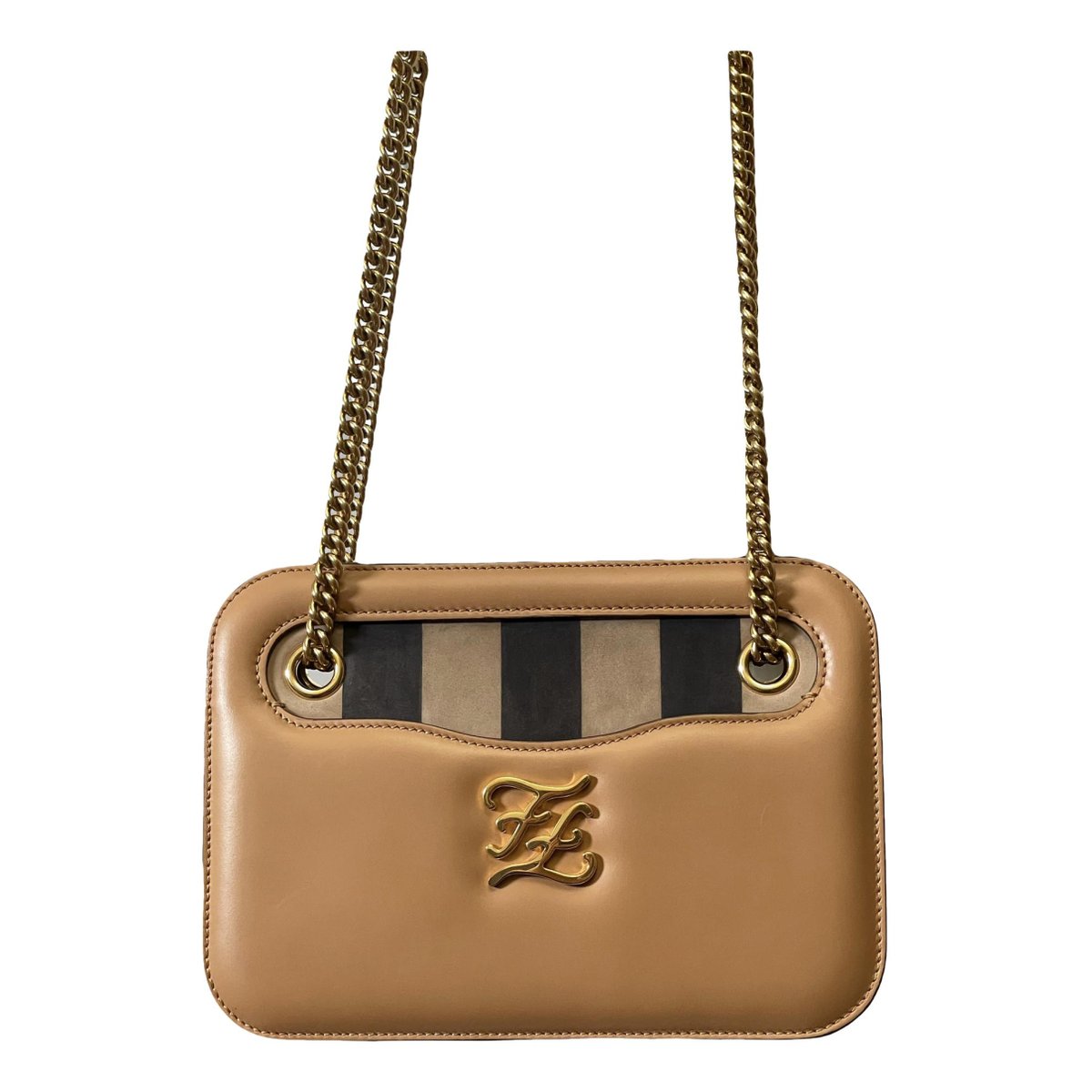 Kan I Logo leather handbag