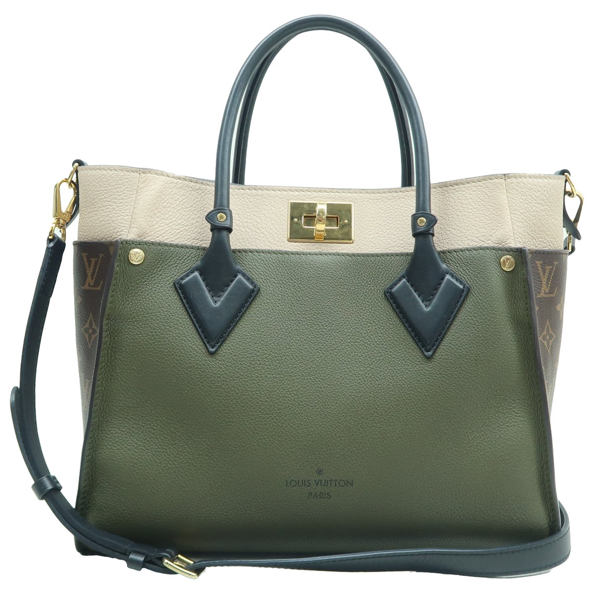 On My Side leather satchel