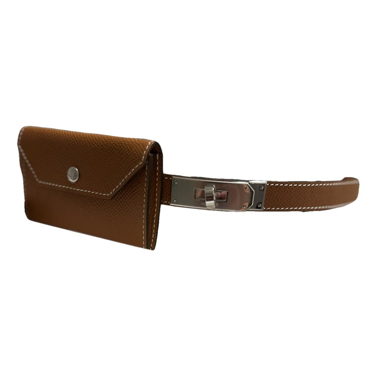 Kelly Pocket patent leather belt