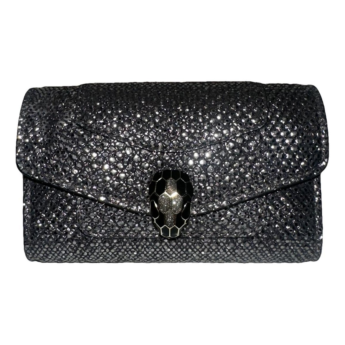 Serpenti leather wallet