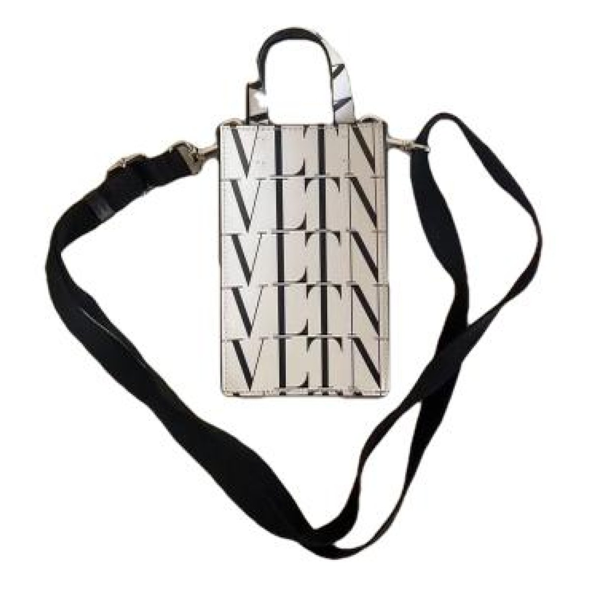 Go logo leather handbag