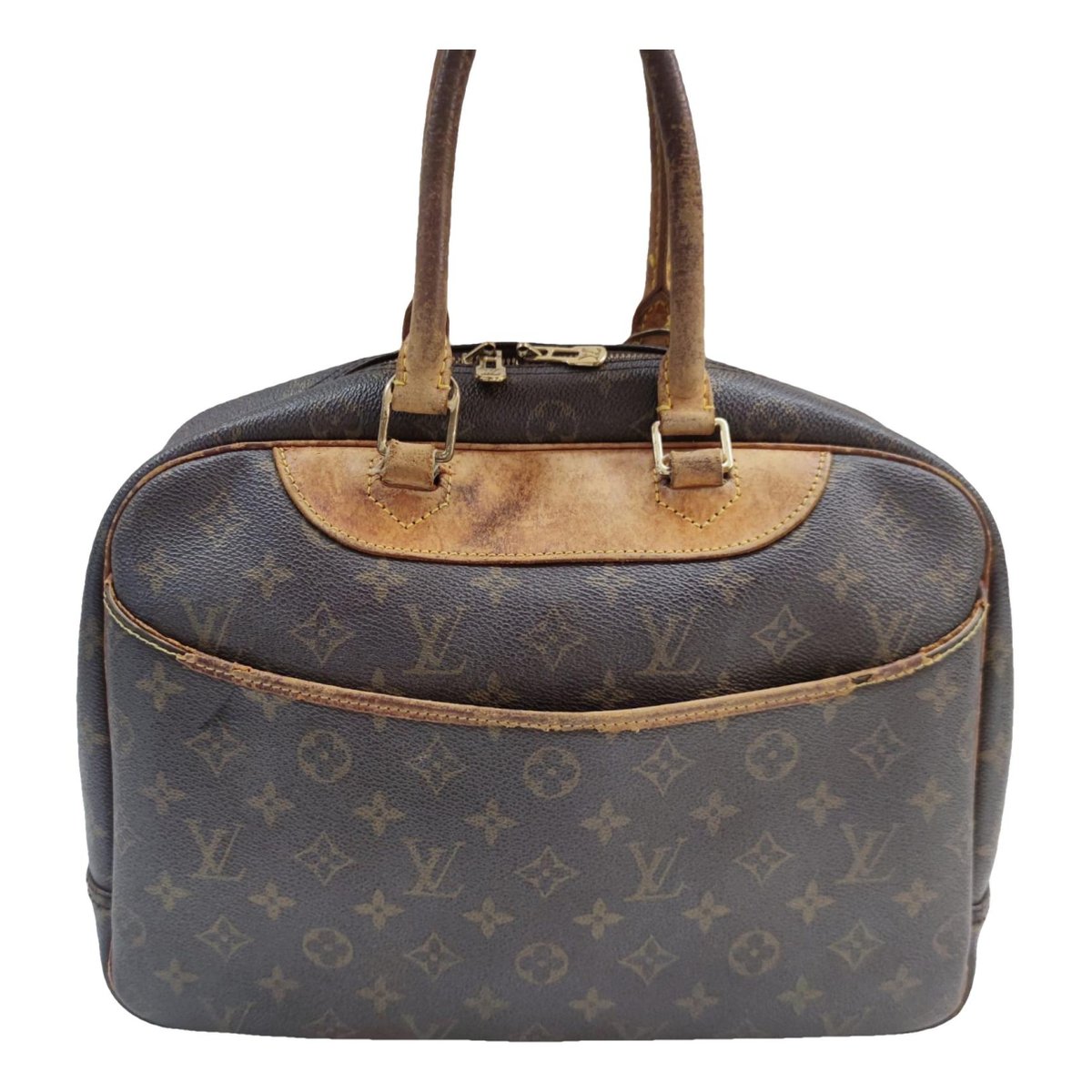 Deauville leather handbag