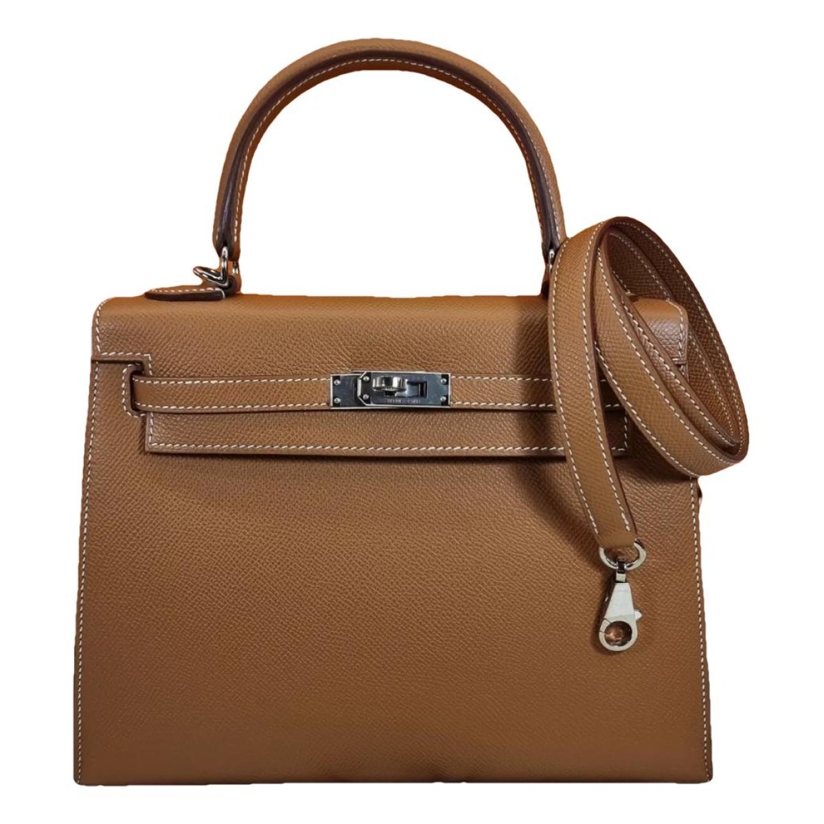 Kelly 25 leather handbag