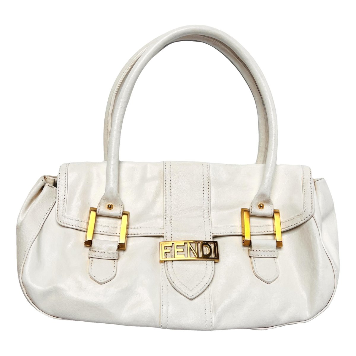 Baguette leather handbag