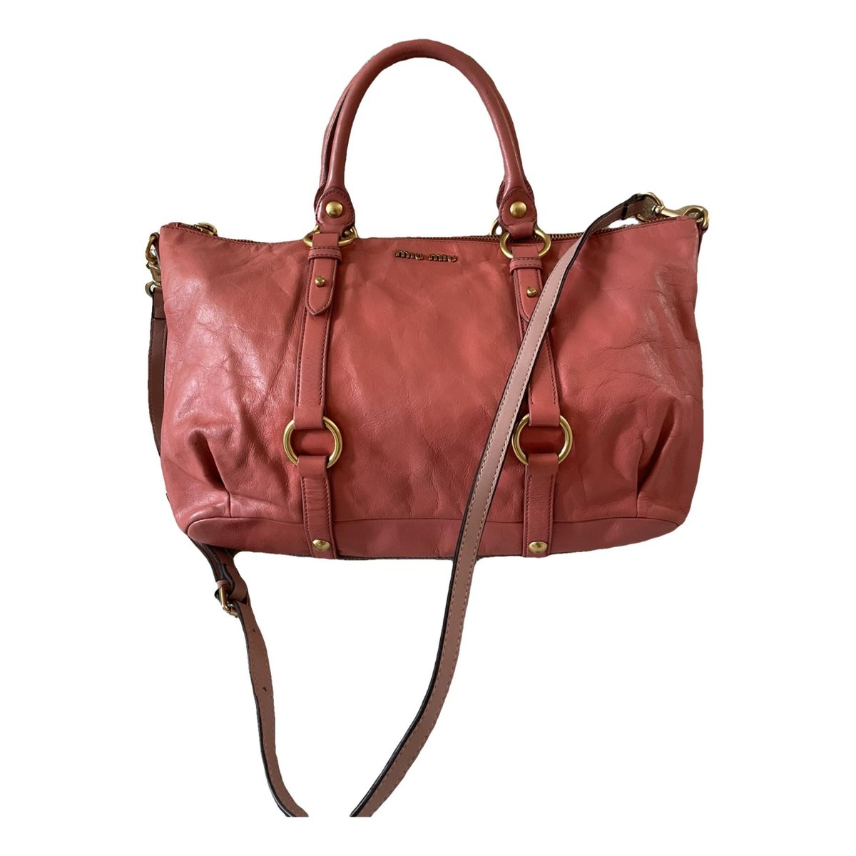 Bow bag leather handbag