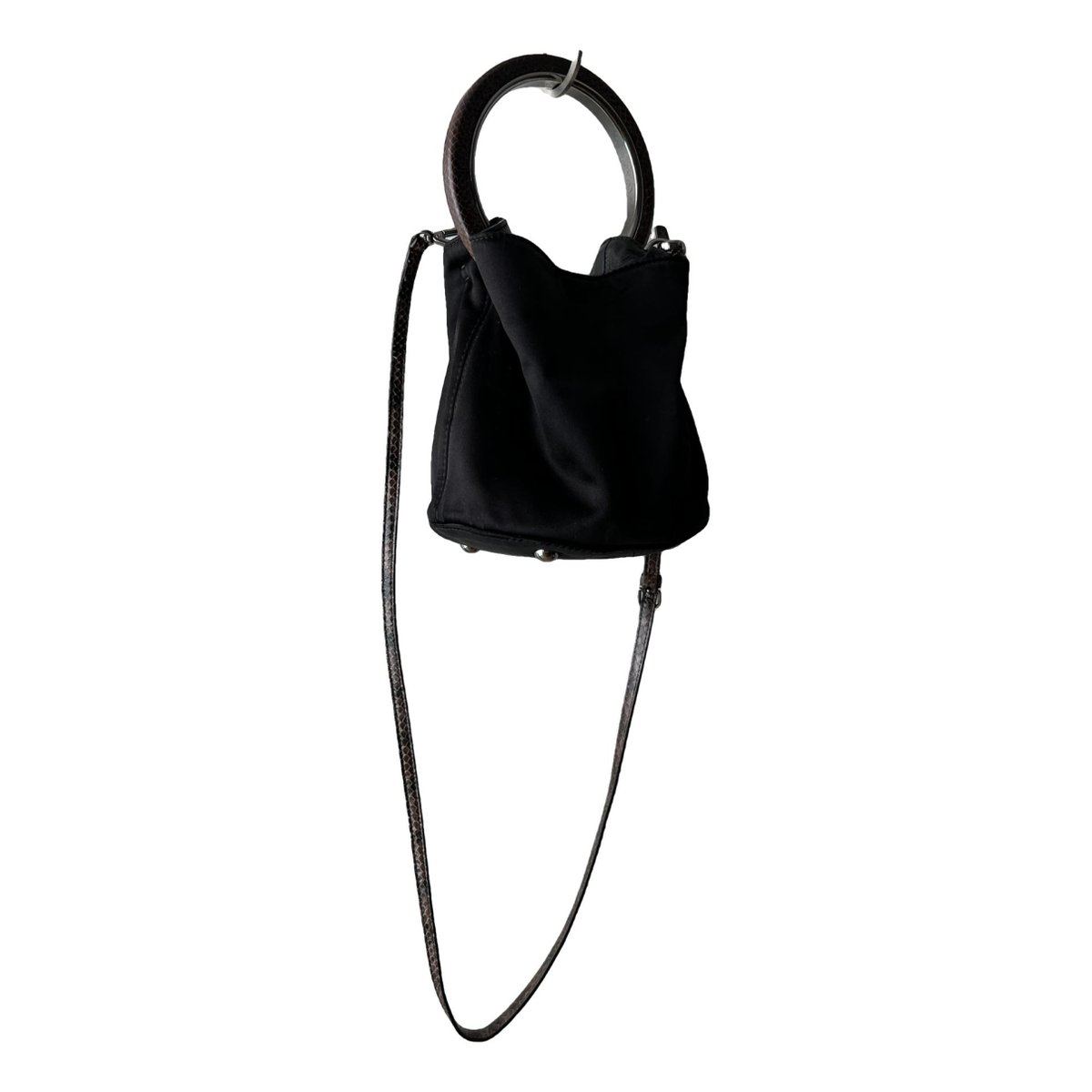 Pannier silk crossbody bag