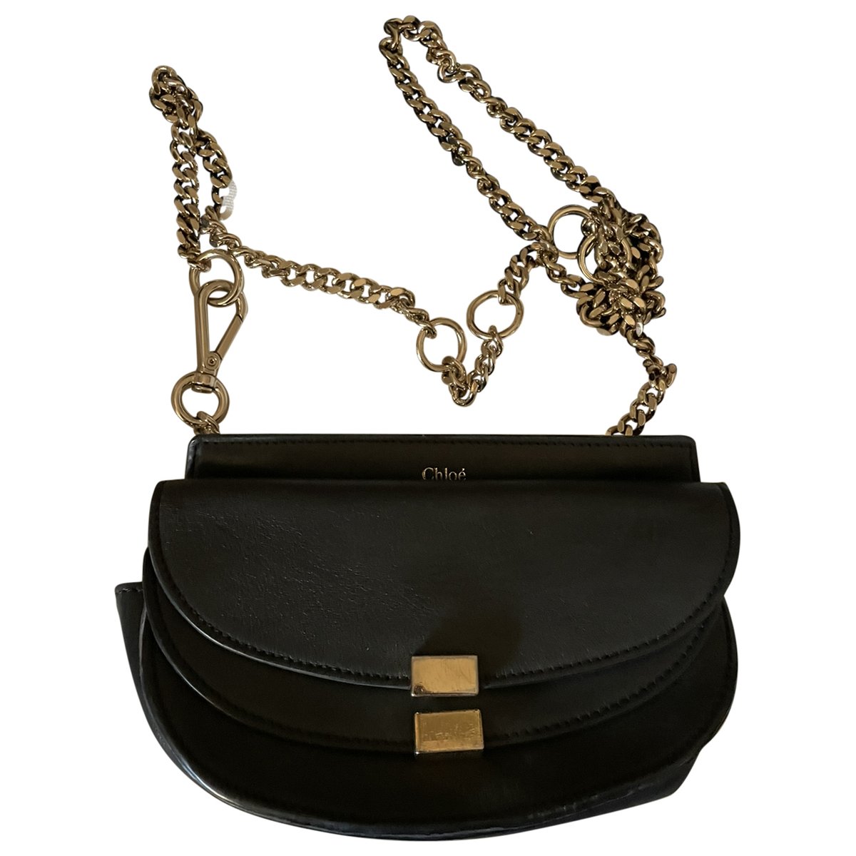 Georgia leather clutch bag