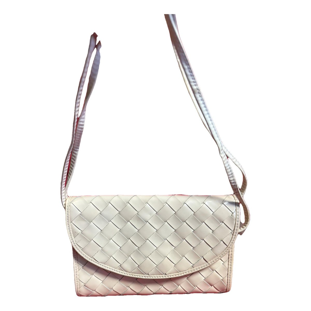 Loop patent leather handbag