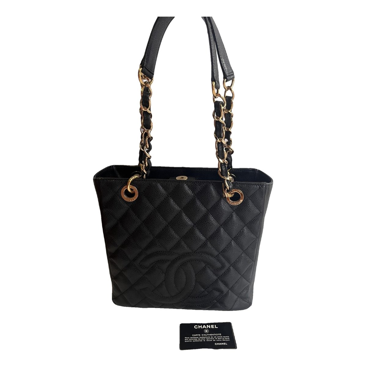 Petite Shopping Tote leather tote