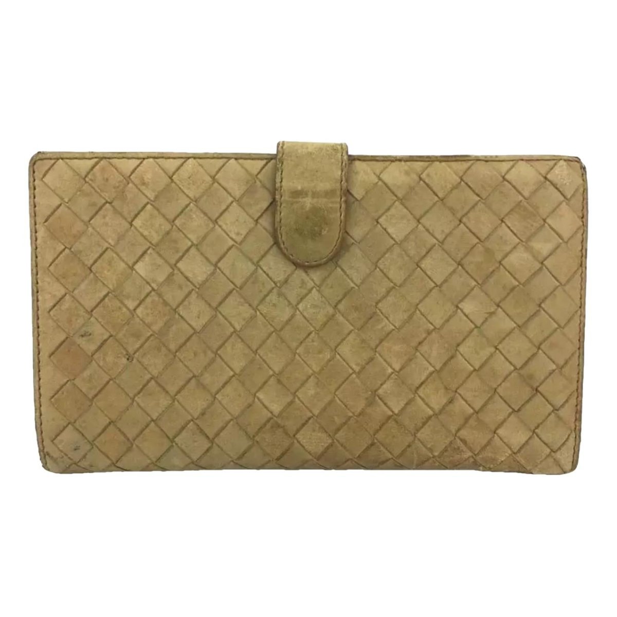 Intrecciato leather wallet