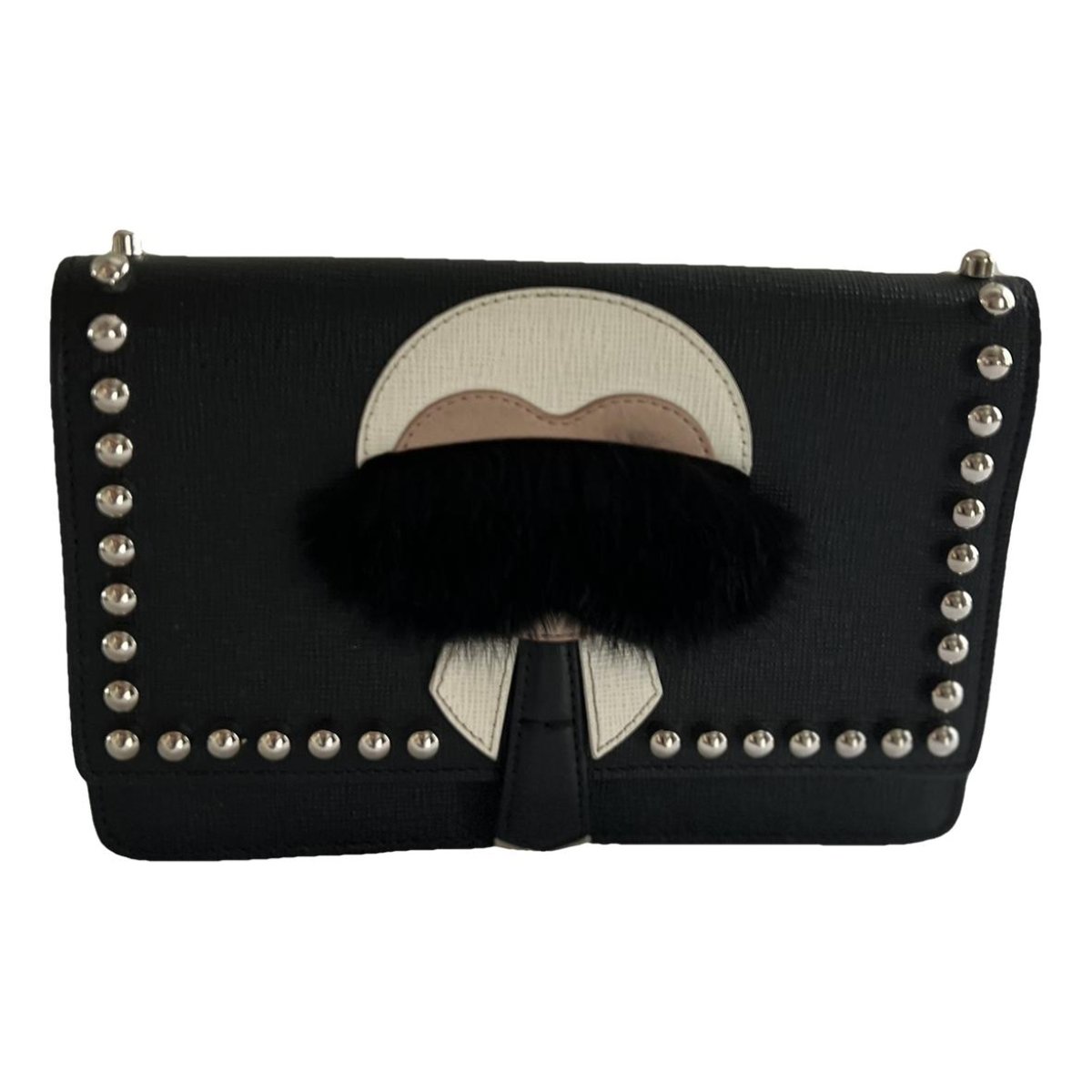Wallet On Chain leather crossbody bag