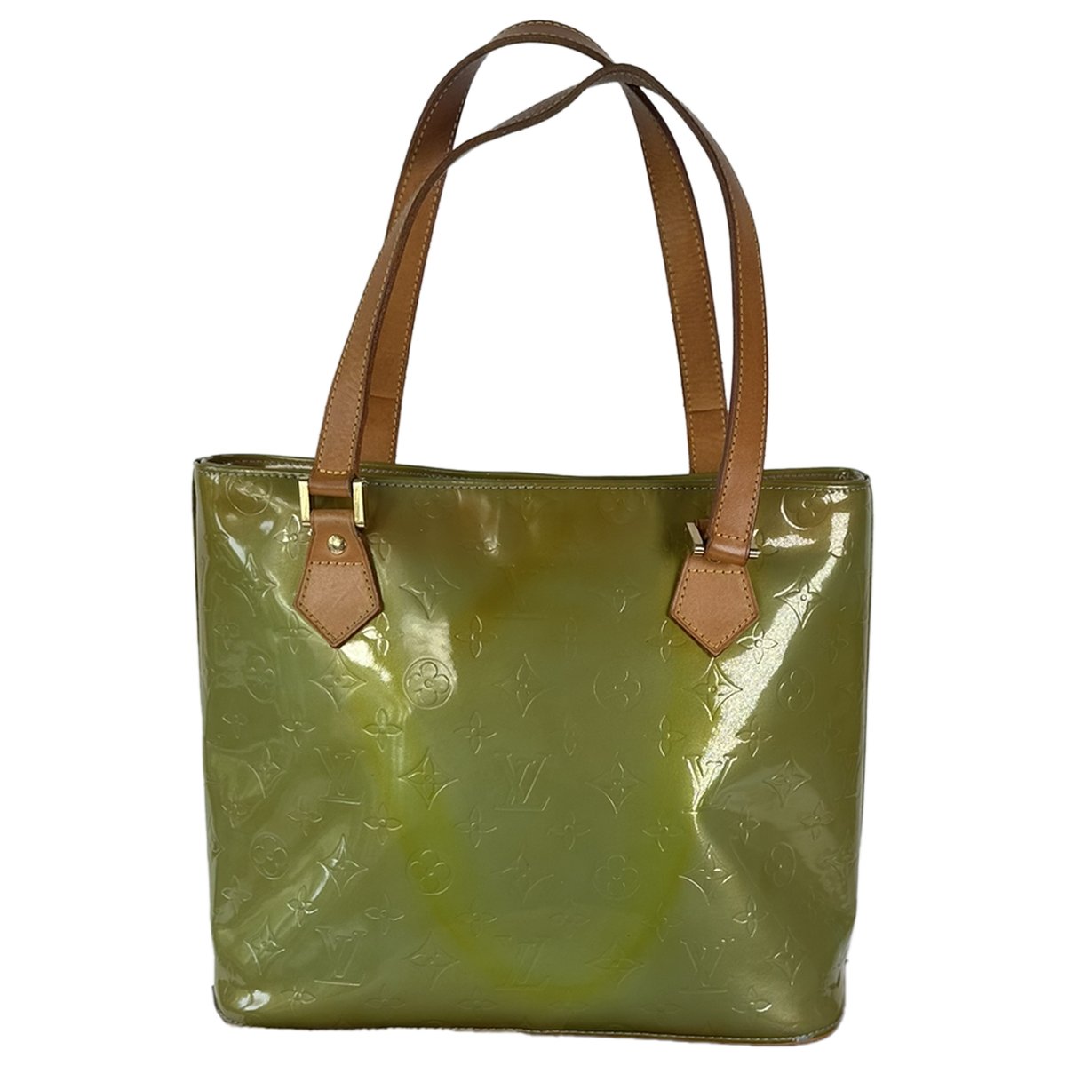 Ambre patent leather handbag