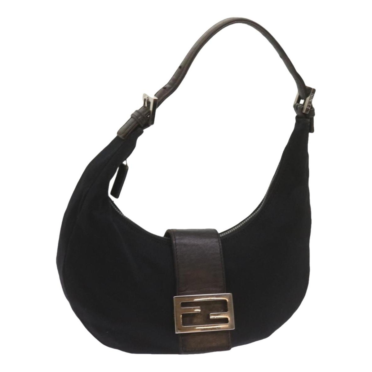 Croissant cloth handbag