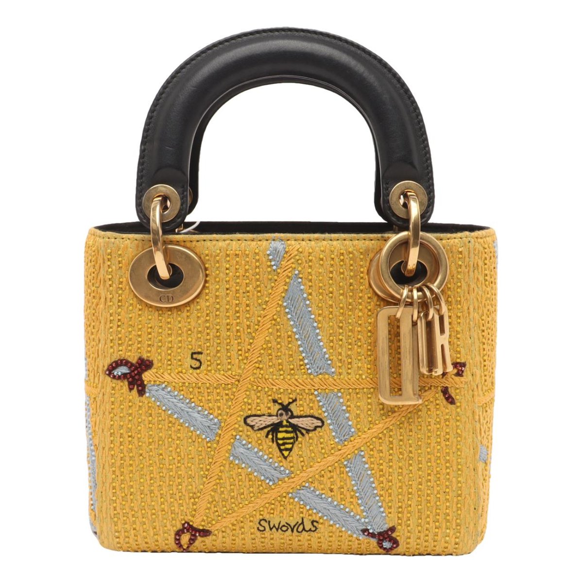 Lady Dior cloth handbag