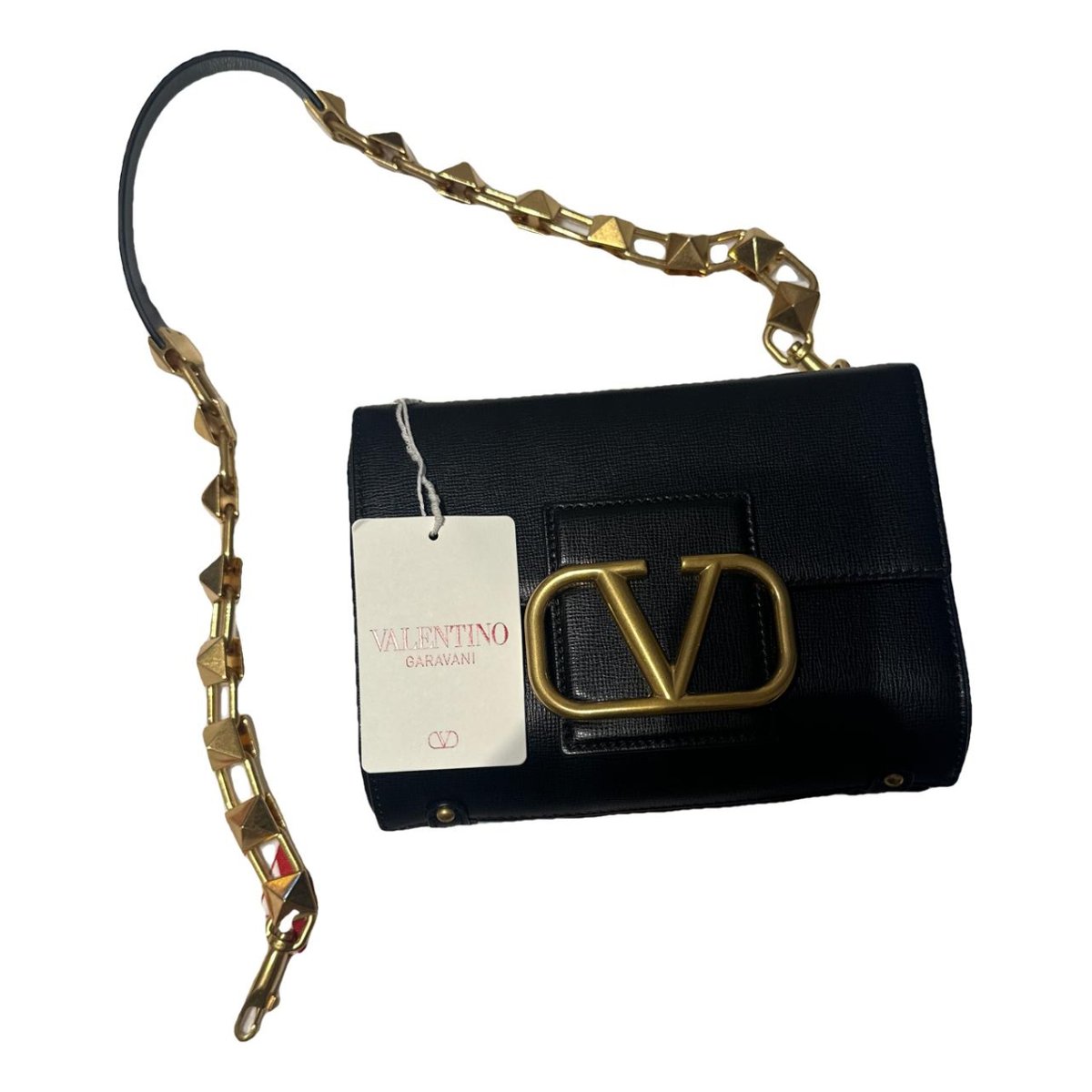 Stud Sign leather handbag