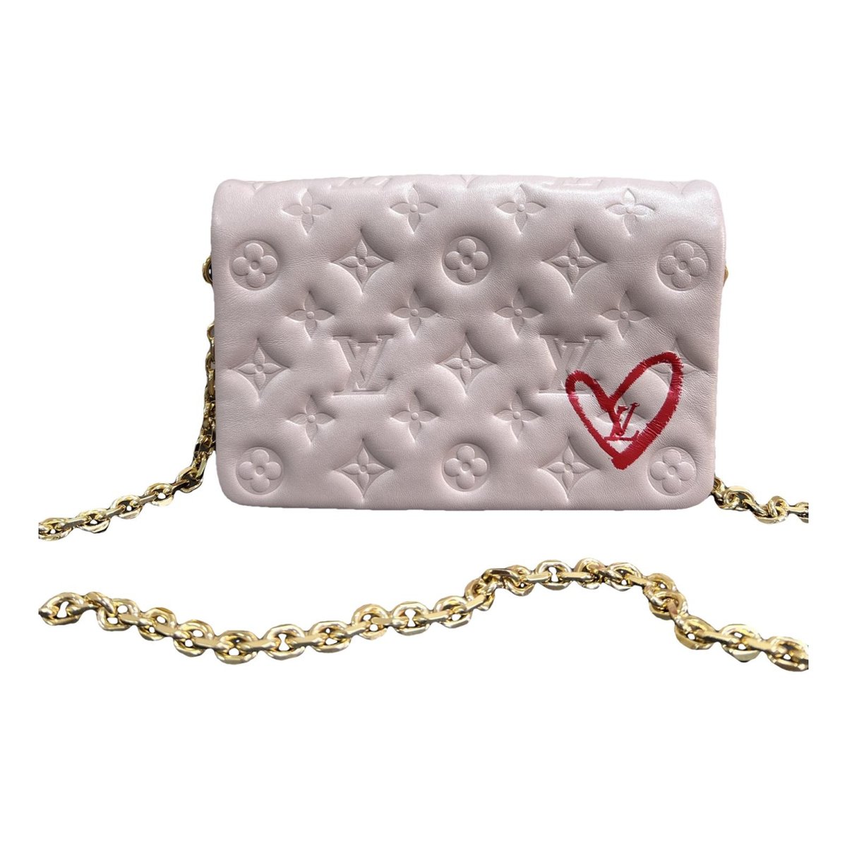 Coussin leather handbag
