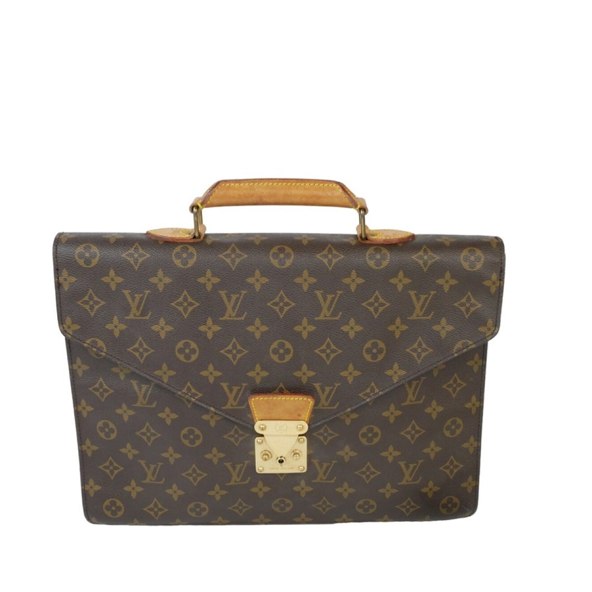 Porte Documents Voyage leather handbag